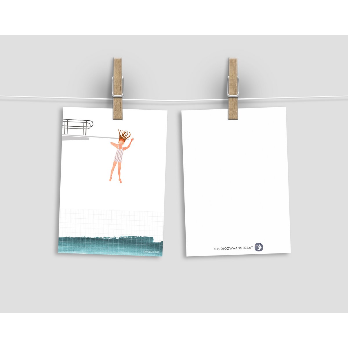 Postkarte "ein Sprung des Glaubens"