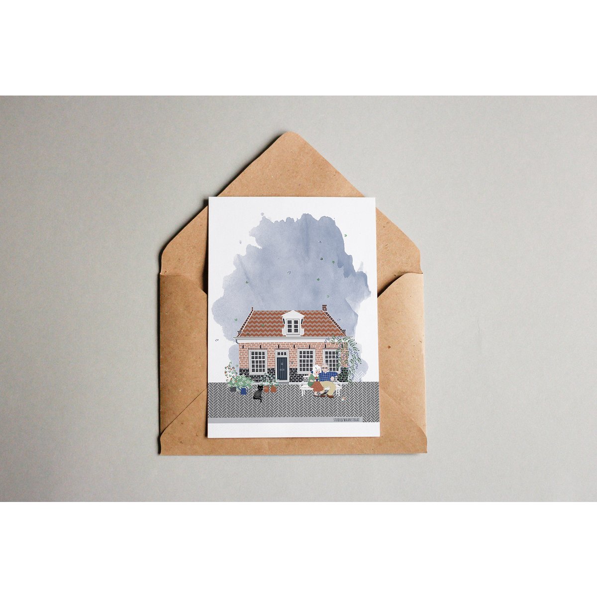 Postkarte 'die Bedeutung'