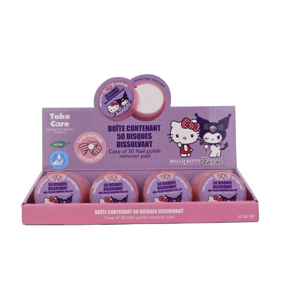 Box of 50 dissolving discs hello Kitty & Friends