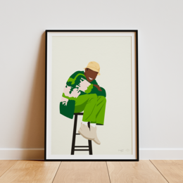Poster "Tyler the Creator Smile" - A4 & 30x40cm - Art print