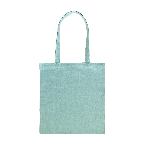 Recycled Cotton Shopper Bag Mint green
