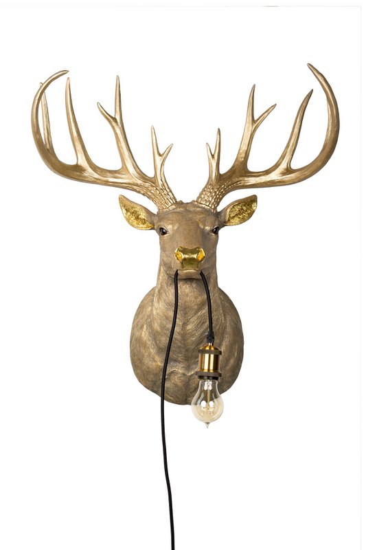 lampe cerf grand or