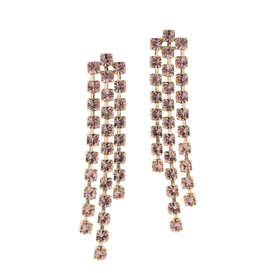 Alice Earrings Vintage Rose