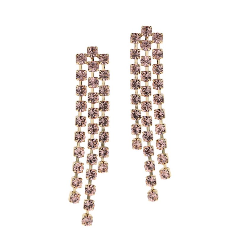 Alice Earrings Vintage Rose