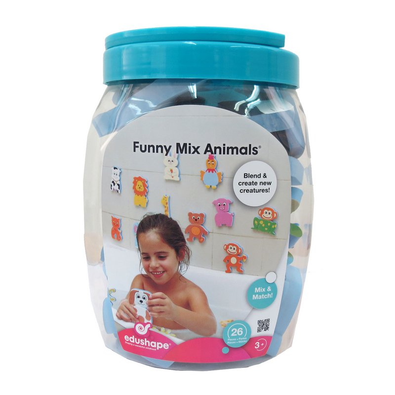Edushape Bath Toys Funny Mix Animals