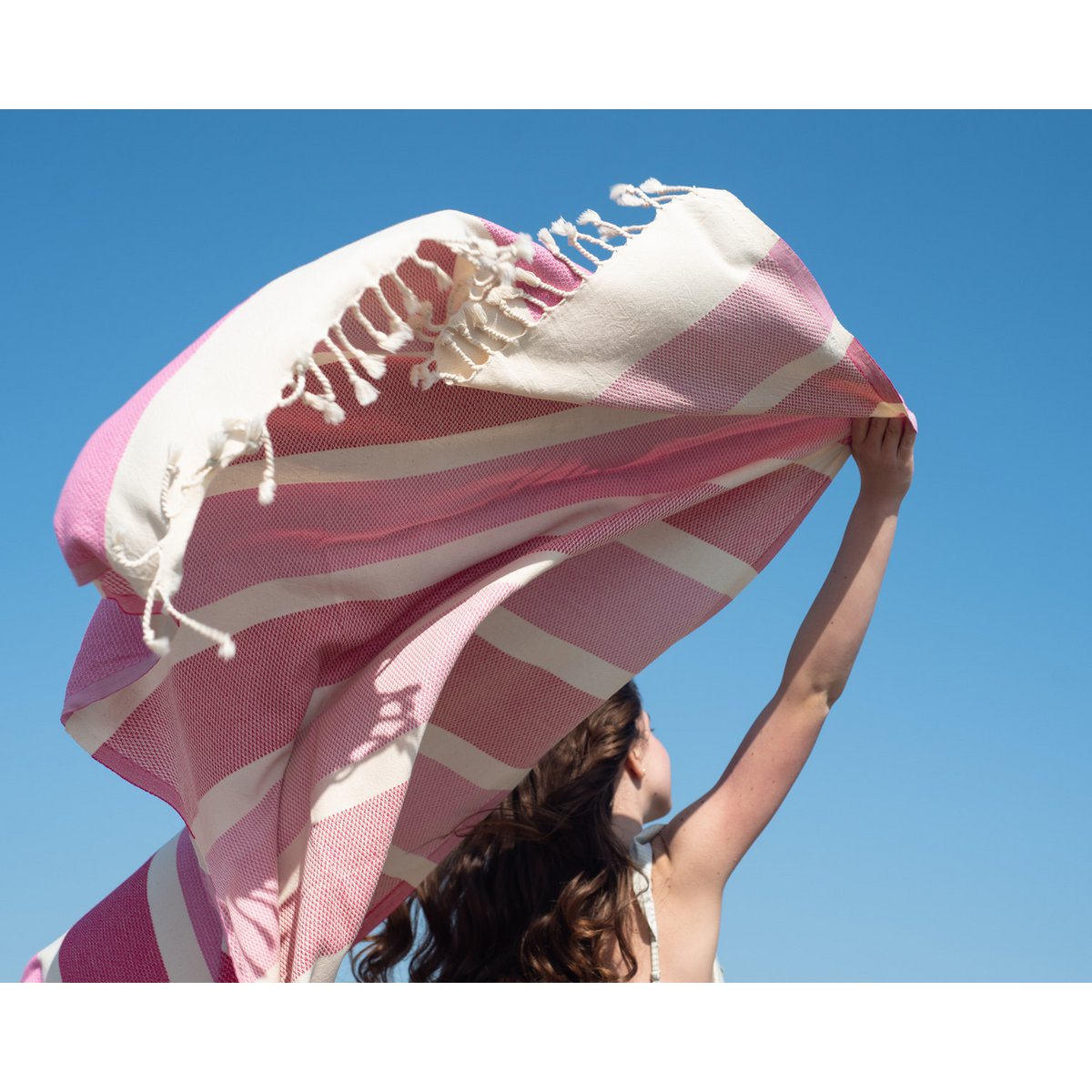 Hamamtuch Bio-Baumwolle Dalya Flamingo