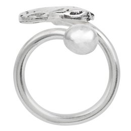 "Moon" belagt 925 sølv justerbar ring