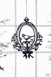 Bird Ornament with LED-lights