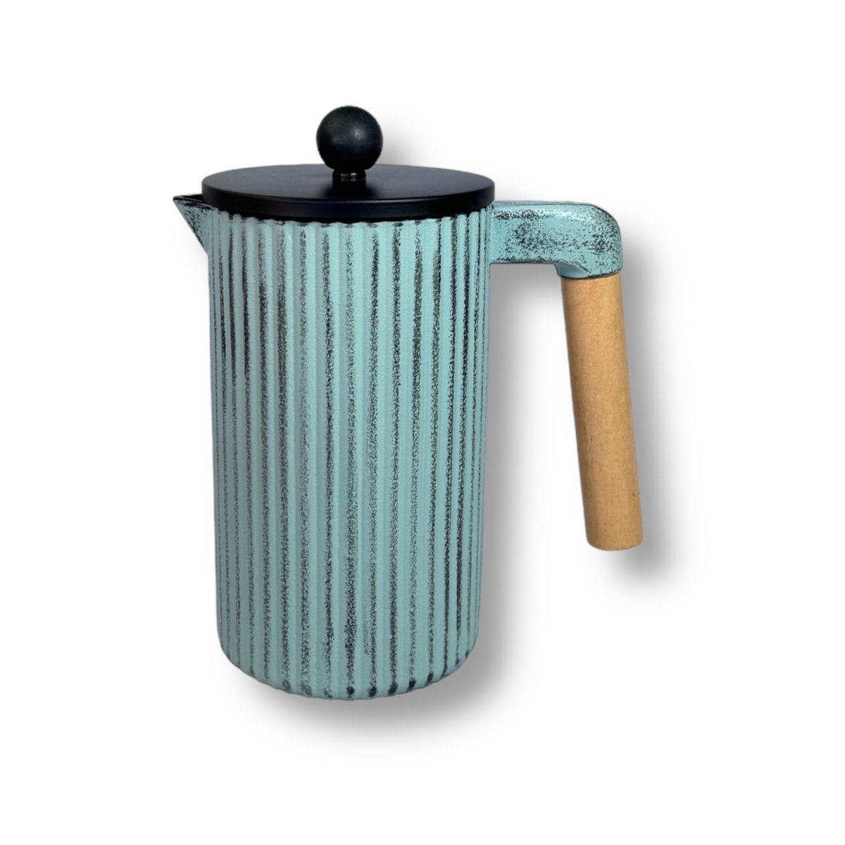 Kohimeka Frenchpress aus Gusseisen – 1,0 l emailliert