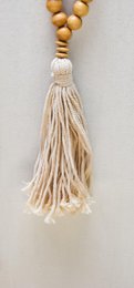 Guirlande de perles de bois