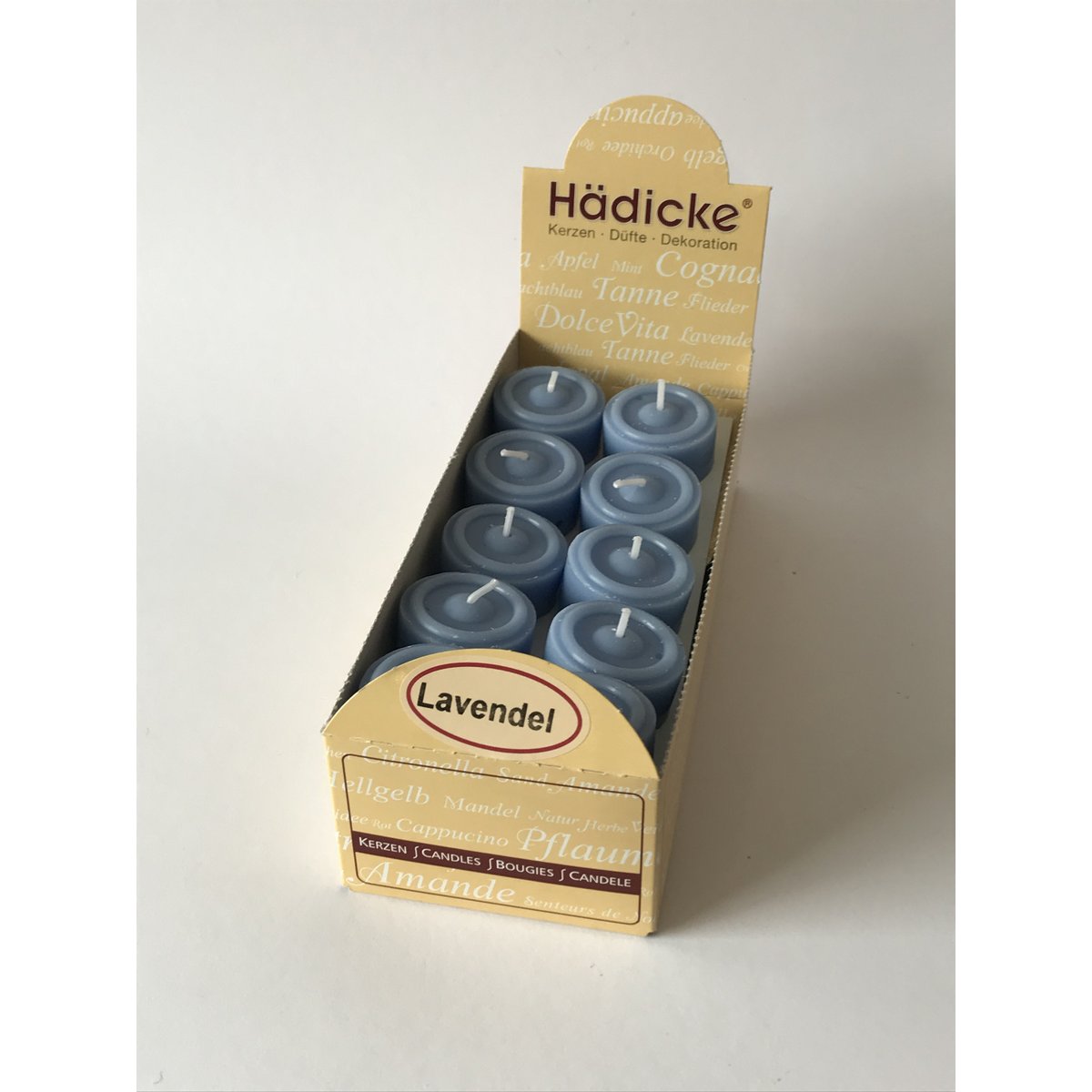 Scented tea light lavender, 20 pcs / box