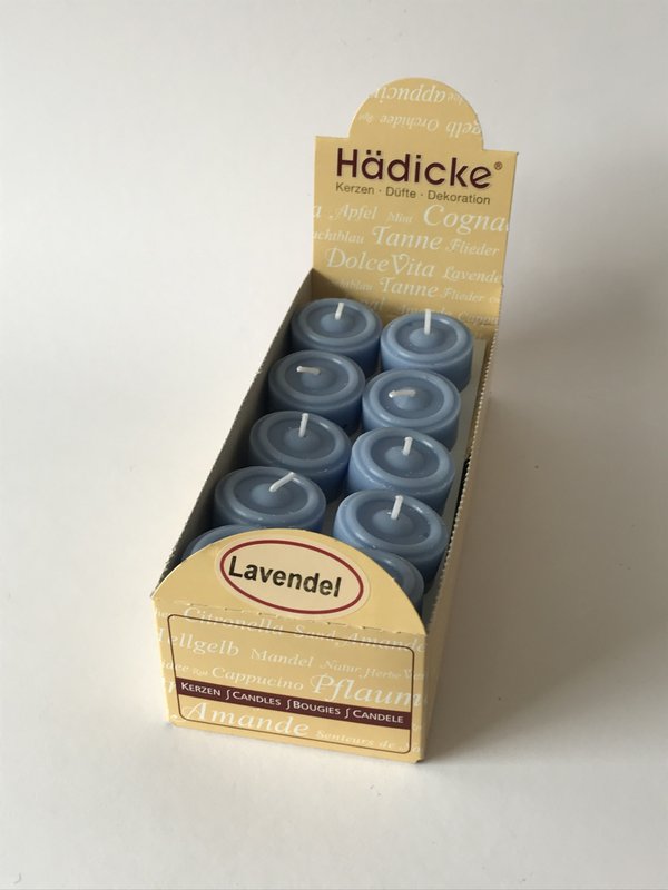 Scented tea light lavender, 20 pcs / box
