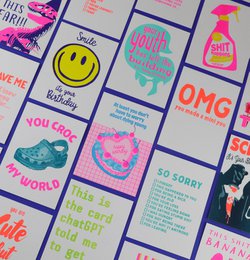 Riso print Sonríe es tu cumpleaños
