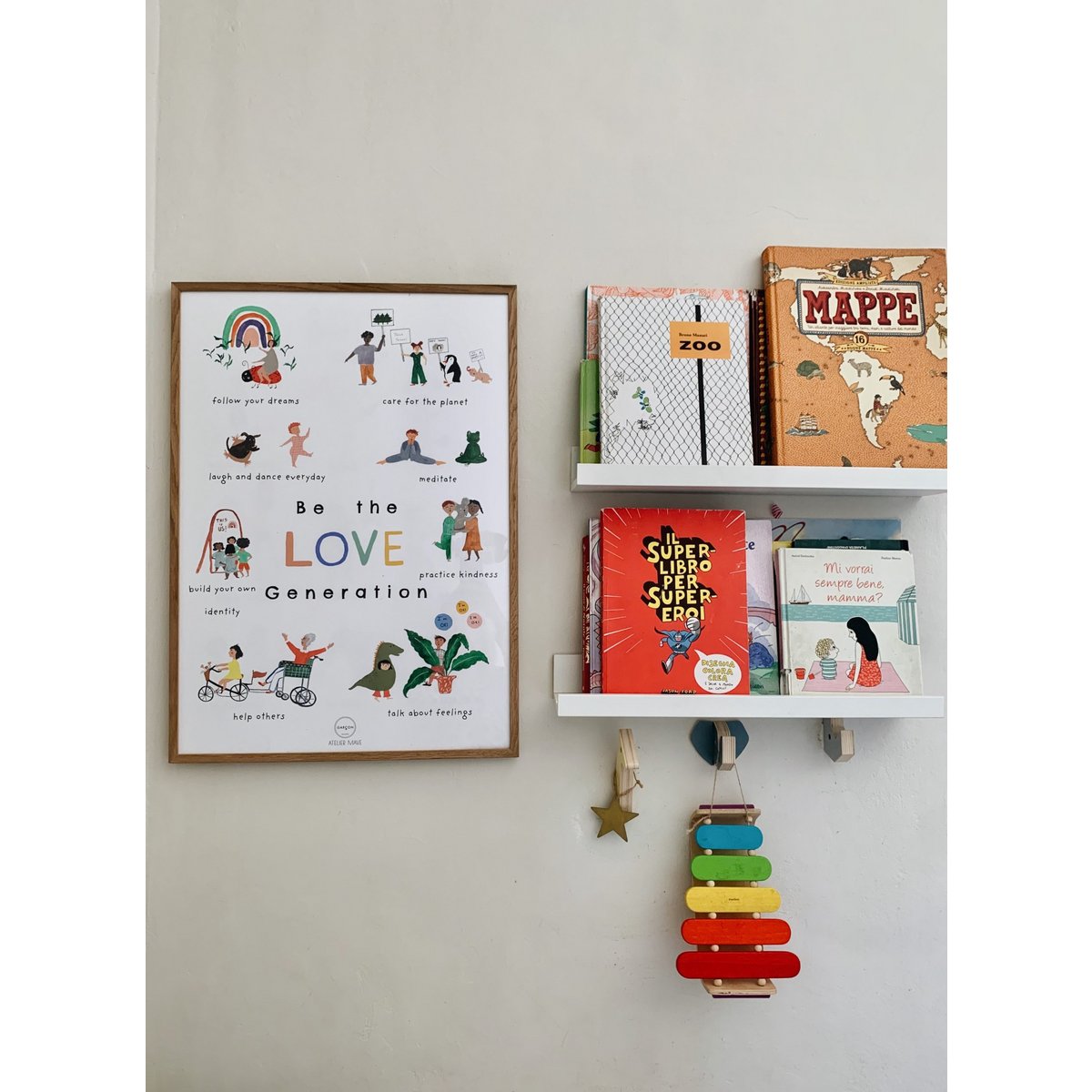 Poster "Be the Love Generation" - 50 x 70 cm