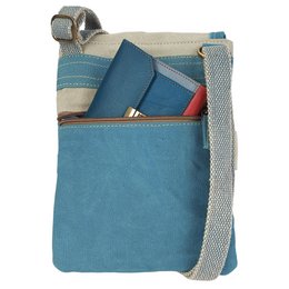 Sunsa women's shoulder bag. Maritime style shoulder bag. Canvas handbag. small crossbody bag for women.