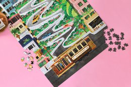 LOMBARD STREET - Jigsaw Puzzle 1000 brikker
