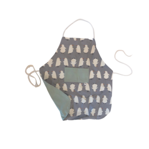 Children's short Birds gray cotton