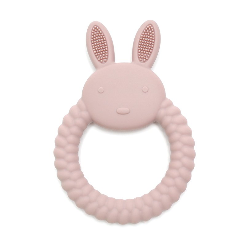 LAPIN | Jouet de dentition en silicone souple | Rougir