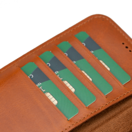 Custodia per telefoni iPhone 15 Plus Cognac Brown