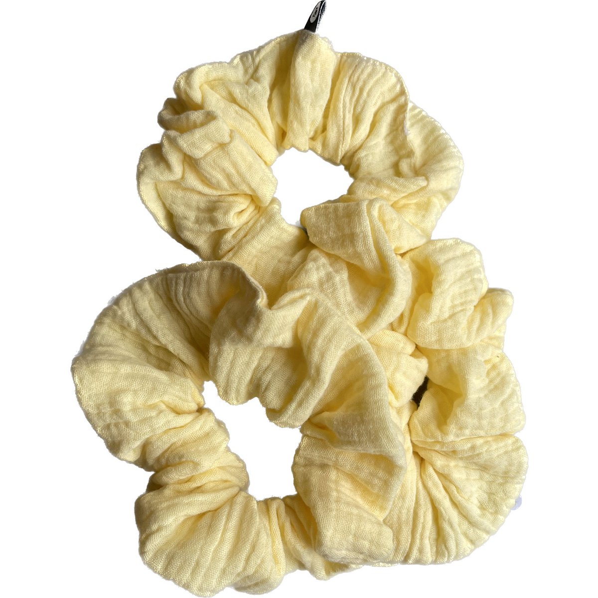 Scrunchies in mussola (set di 3)