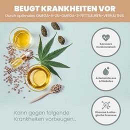 Sanuus Allgäu organic hemp oil cold pressed 500ml +omega -3 - purely from unpainted hemp seeds from Germany