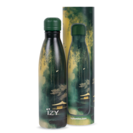 IZY Thermos Bottle - Bamboo Glow - 500ML To-Go Insulated Water Bottles