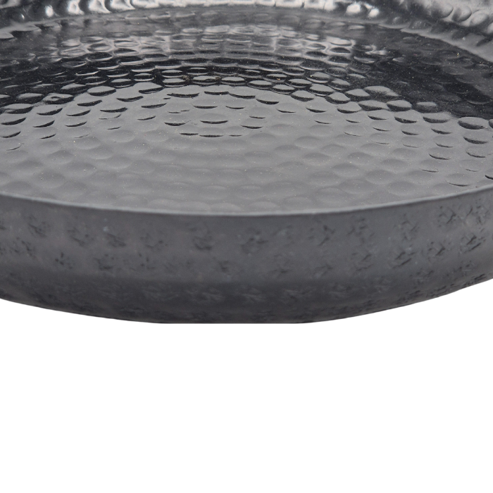 Round Maxim Tray - L - Black Antique