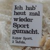 Gestempelte Postkarte "Sport gemacht"