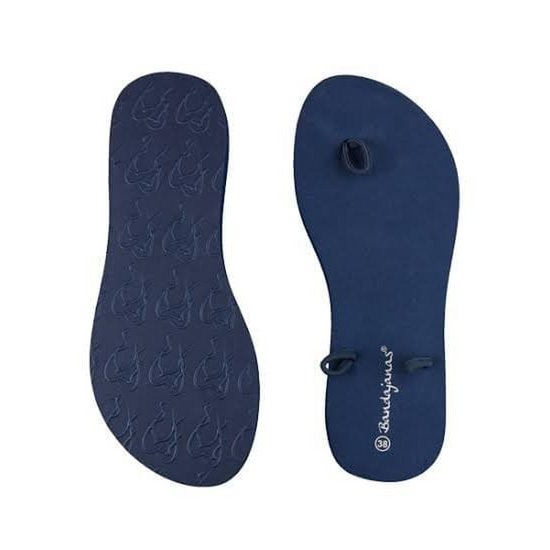 Bandajanas slippers, laag,blauw
