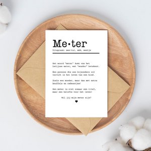 A6 ANSICHTKAART • METER