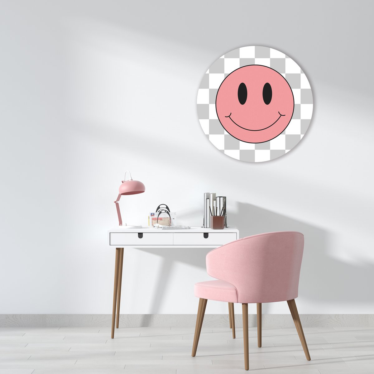 Muurcirkel Niños | Mejilla de manzana sonriente