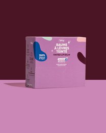 Distrib Getönter Lippenbalsam mit Blaubeeraroma, 100 % natürlich und vegan