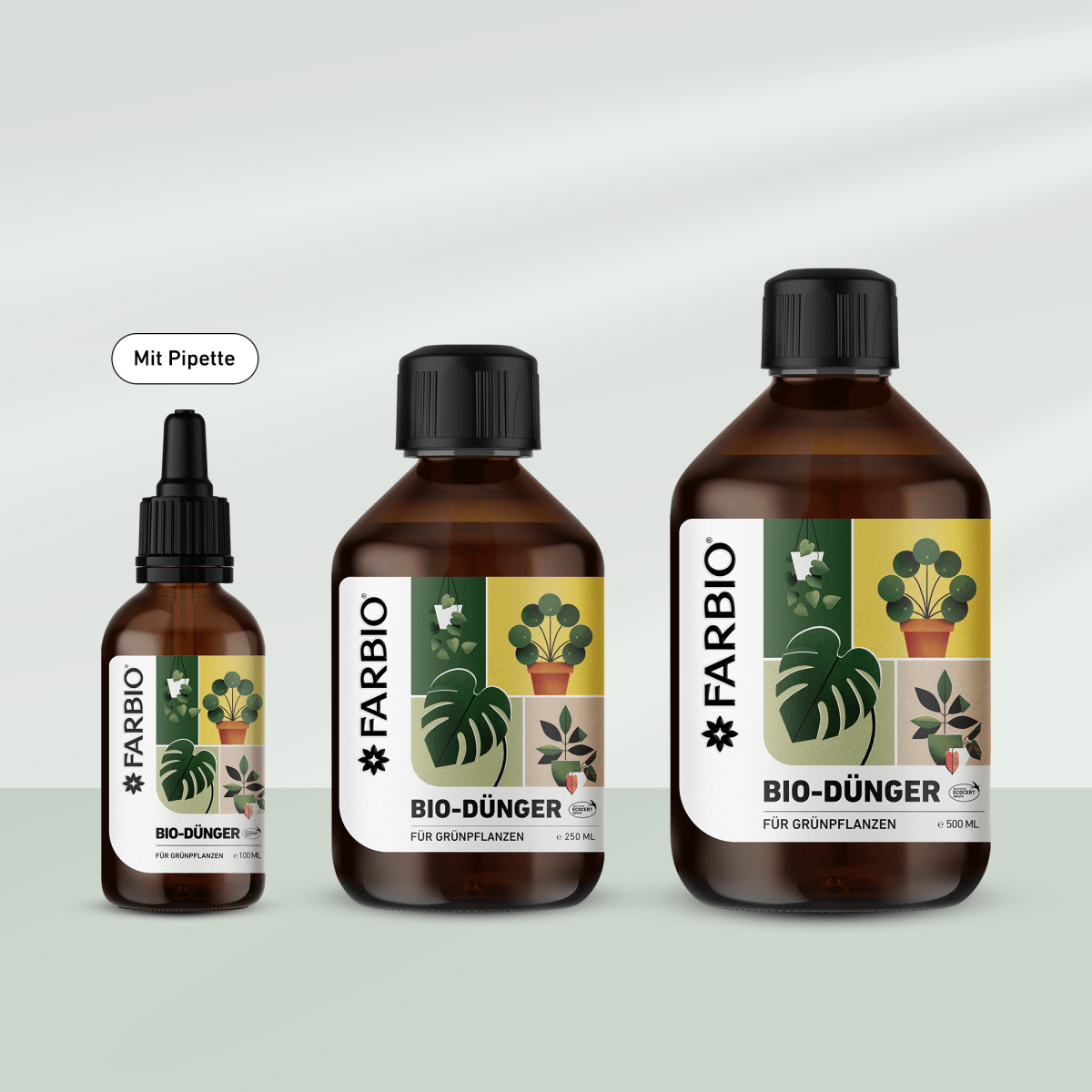 FARBIO® organic liquid fertilizer for green plants | Important nutrients for your plants