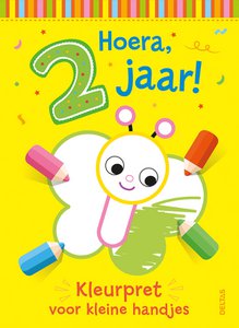 Hooray, 2 years! Coloring fun for little hands