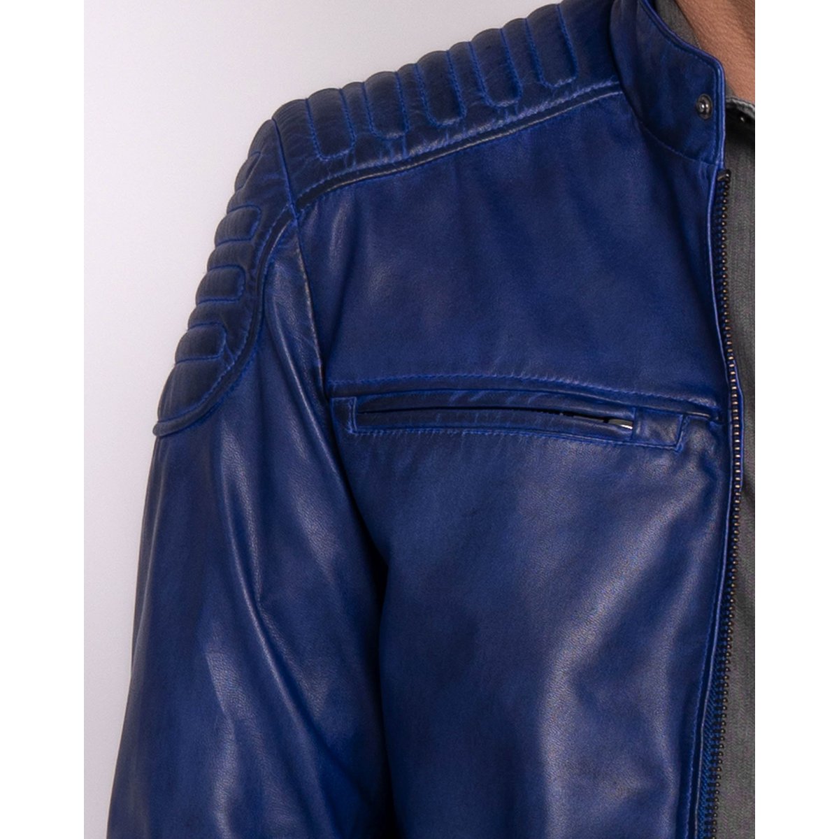Hobbs │ Veste de moto en cuir masculin