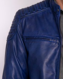 Hobbs │ Veste de moto en cuir masculin