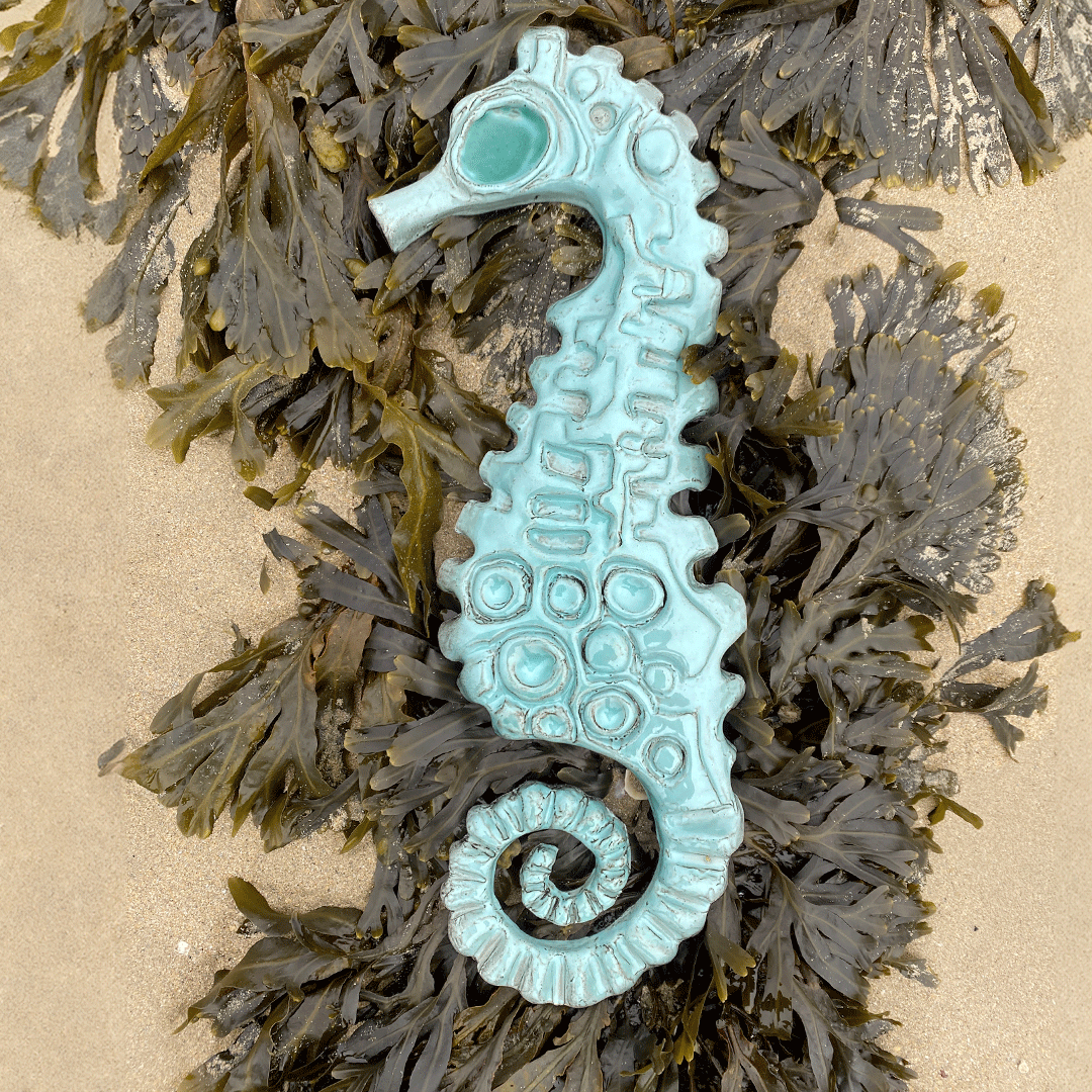 Ceramic Wall Art Seahorse