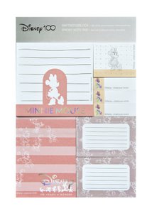 Undercover - Disney 100 Minnie Mouse Sticky Memo Blaadjes - Multicoloror