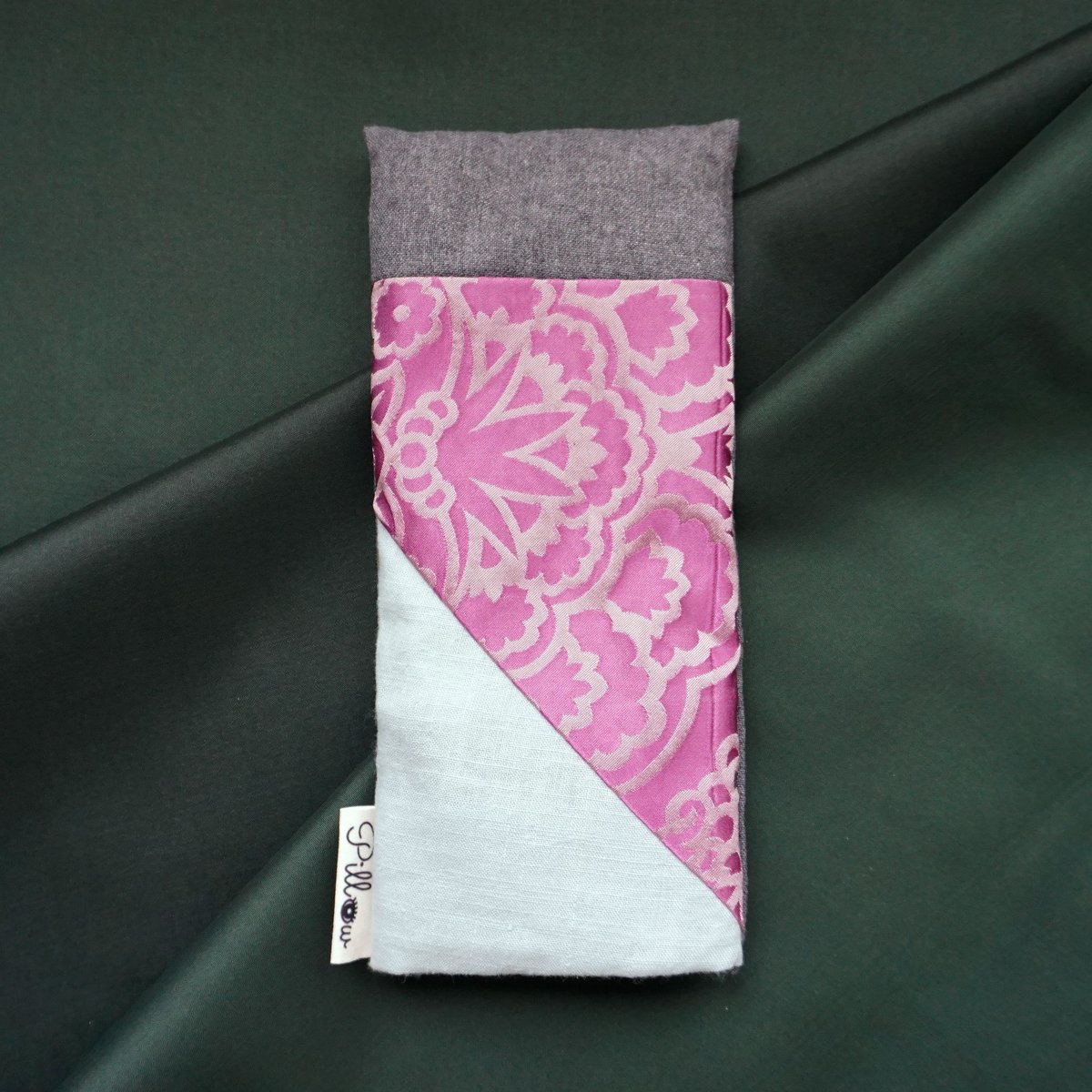 Oogkussen aromatherapie roze blauw grijs