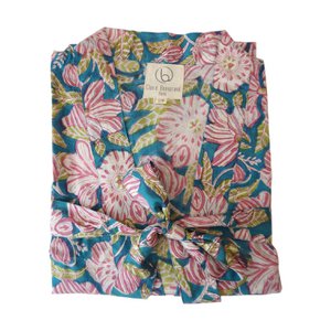 Kimono en coton fleuri "Palma"