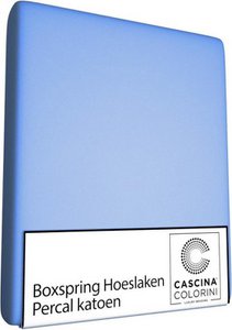 Cascina Colorini Tc220 Box Spring Fitted Cover Blue