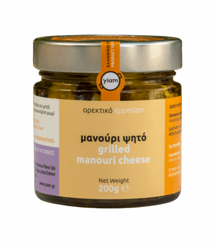 YIAM Grilled Manouri in Extra Virgin Olive Oil, 200g