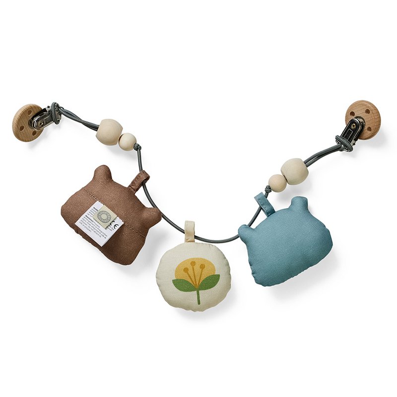 Liv teddy pram rattle