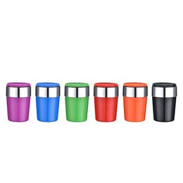Ashtray with LED, assorted colors, diameter 8 cm