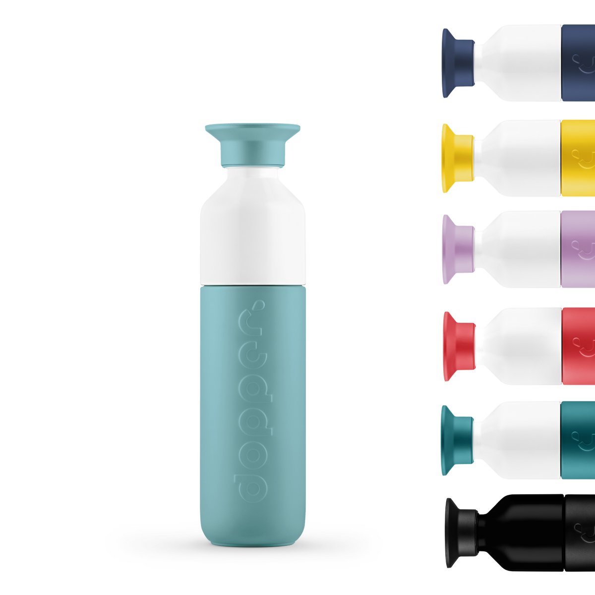 Botella Termo con Aislamiento Dopper Nariz de Botella Azul 350ml