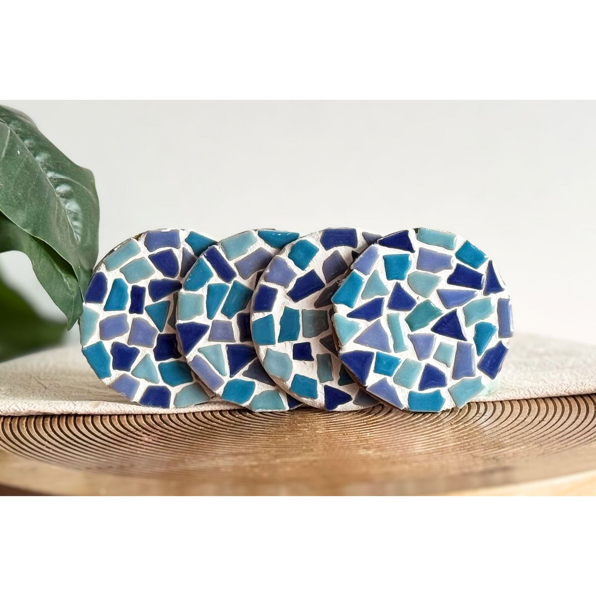 DIY-Paket Mosaik-Untersetzer (inkl. Halter)