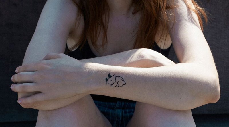 Temporary tattoo: Dinosaur