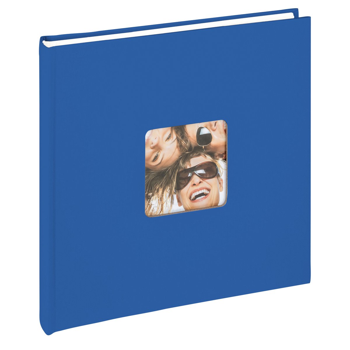 Designalbum Fun koningsblauw, 26X25 cm