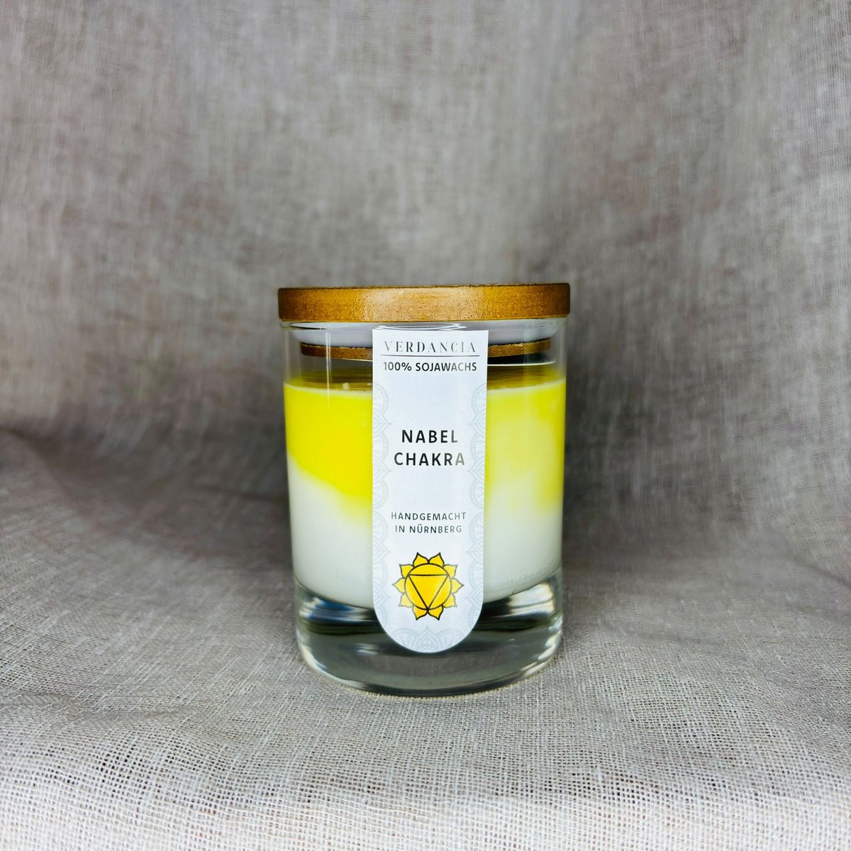 Chakra du nombril | Bougie parfumée cire de soja - méditation - relaxante - bougie chakra plexus solaire (jaune)