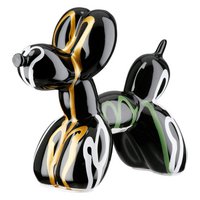 Figure dog scuro multicolored; Black H. 15 cm, Ve 2